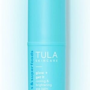 TULA Glow + Get It Cooling & Brightening Eye Balm — Aqua 0.35oz NIB NWT